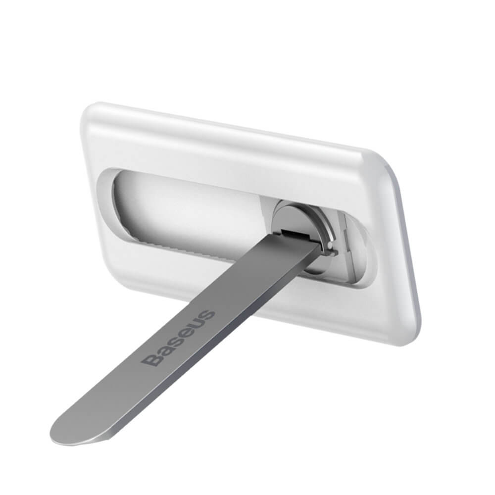 Baseus Self-Adhesive Foldable Phone Holder - Αυτοκόλλητο Stand Κινητού - White - LUXZ000002