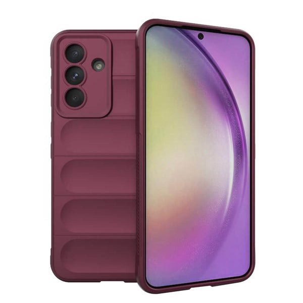 Techsuit Samsung Galaxy A36 5G / A56 5G Magic Shield Θήκη Σιλικόνης TPU - Bordeaux