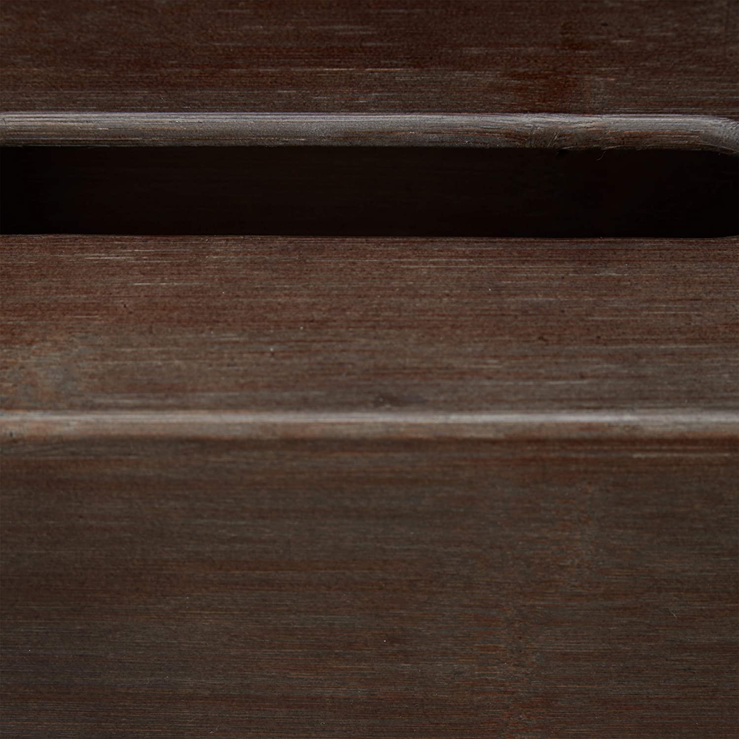 Relaxdays Ξύλινο Κουτί Αποθήκευσης για Χαρτομάντηλα - Dark Brown - 4052025232535