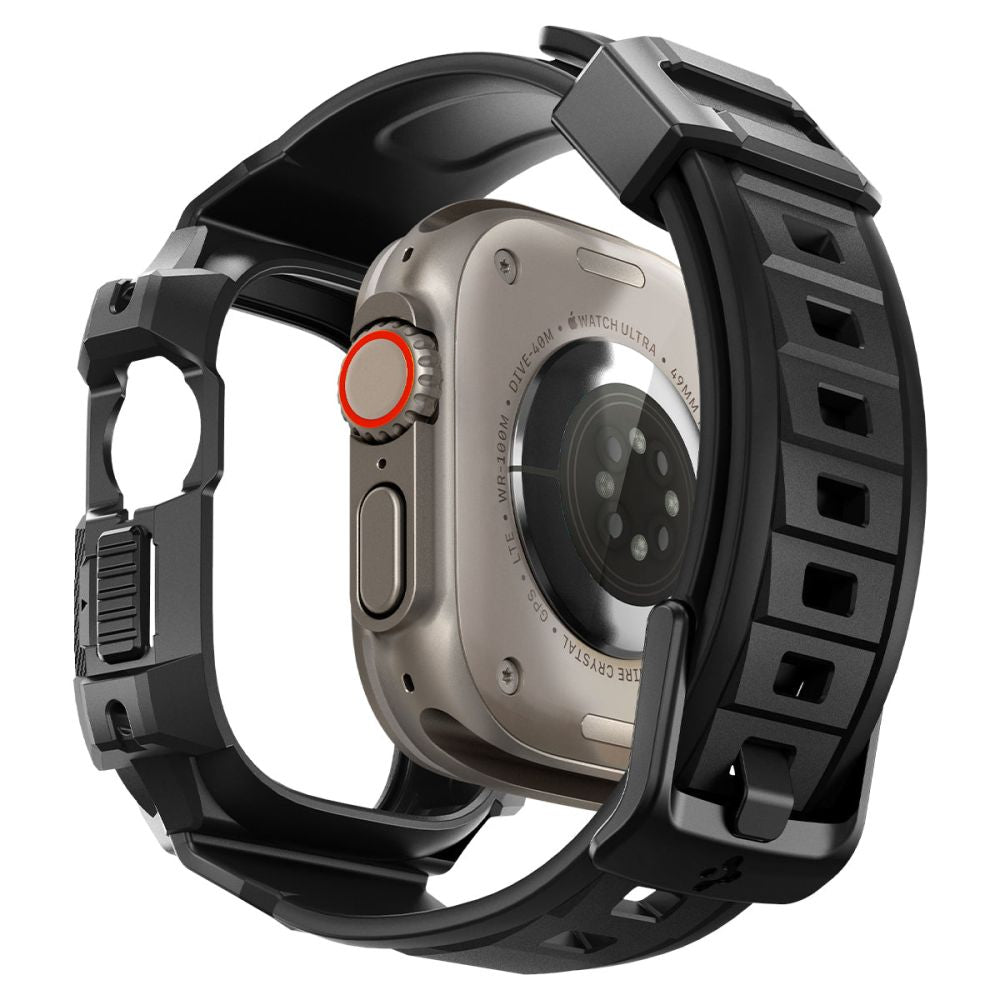 Spigen Λουράκι Apple Watch Ultra (1/2/3) - 49mm Rugged Armor Pro - Black