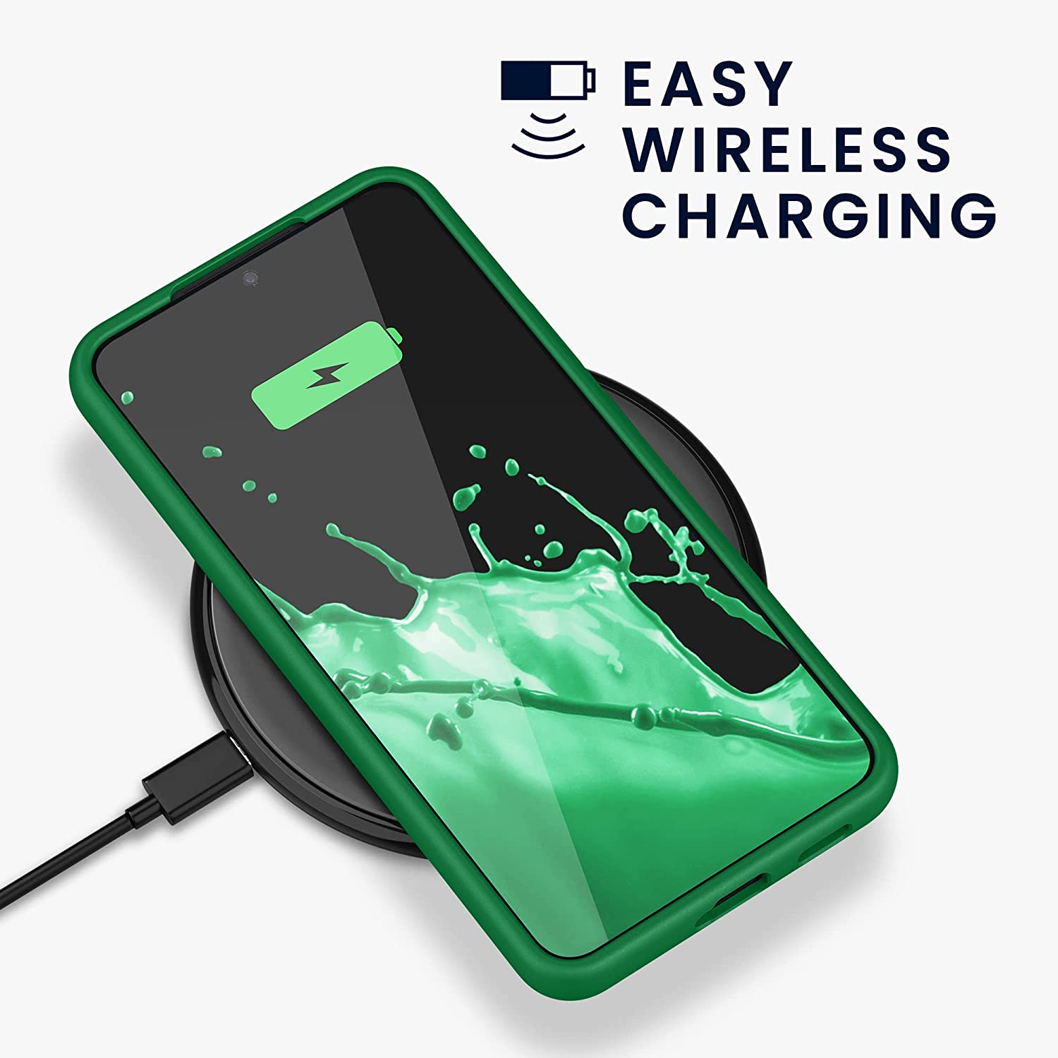 KW Samsung Galaxy S22 Plus Θήκη Σιλικόνης Rubberized TPU - Pixie Green - 56761.227