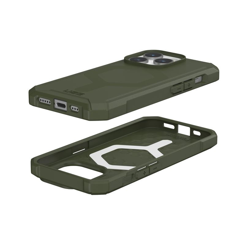UAG iPhone 15 Pro Essential Armor MagSafe Θήκη Σιλικόνης TPU με MagSafe - Olive Drab