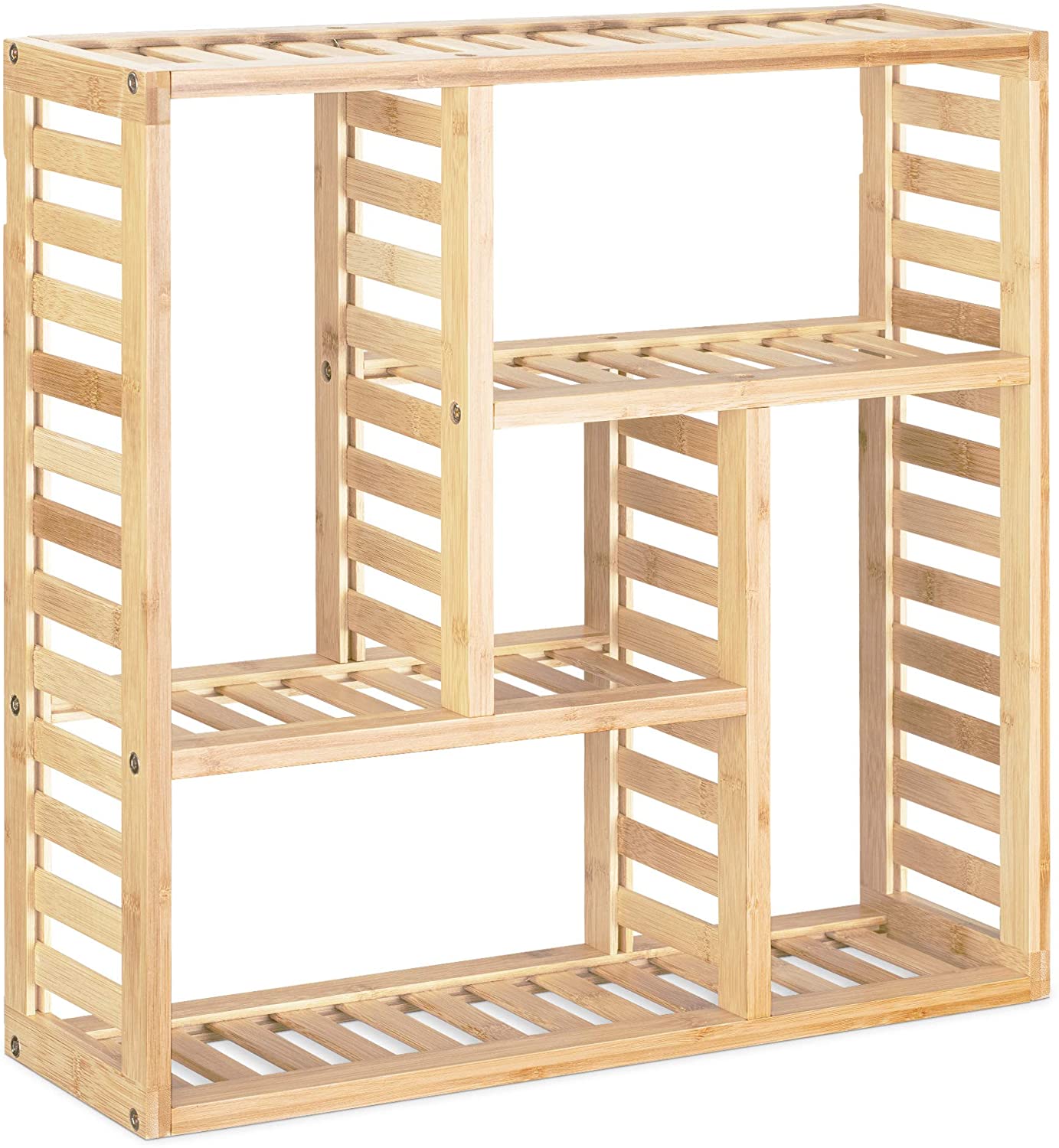 Navaris Ράφι Από Μπαμπού Για Στήριξη Στον Τοίχο - Light Brown - 52879.24