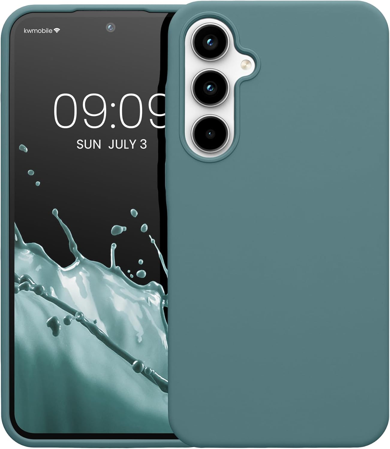 KW Samsung Galaxy A35 5G Θήκη Σιλικόνης Rubberized TPU - Arctic Night