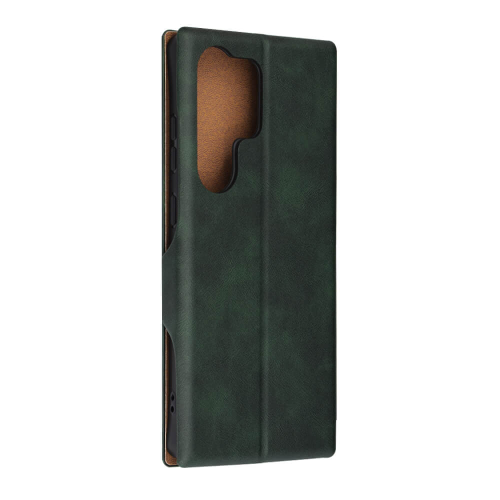 Techsuit Samsung Galaxy S25 Ultra - Safe Wallet Plus - Θήκη Βιβλίο - Green