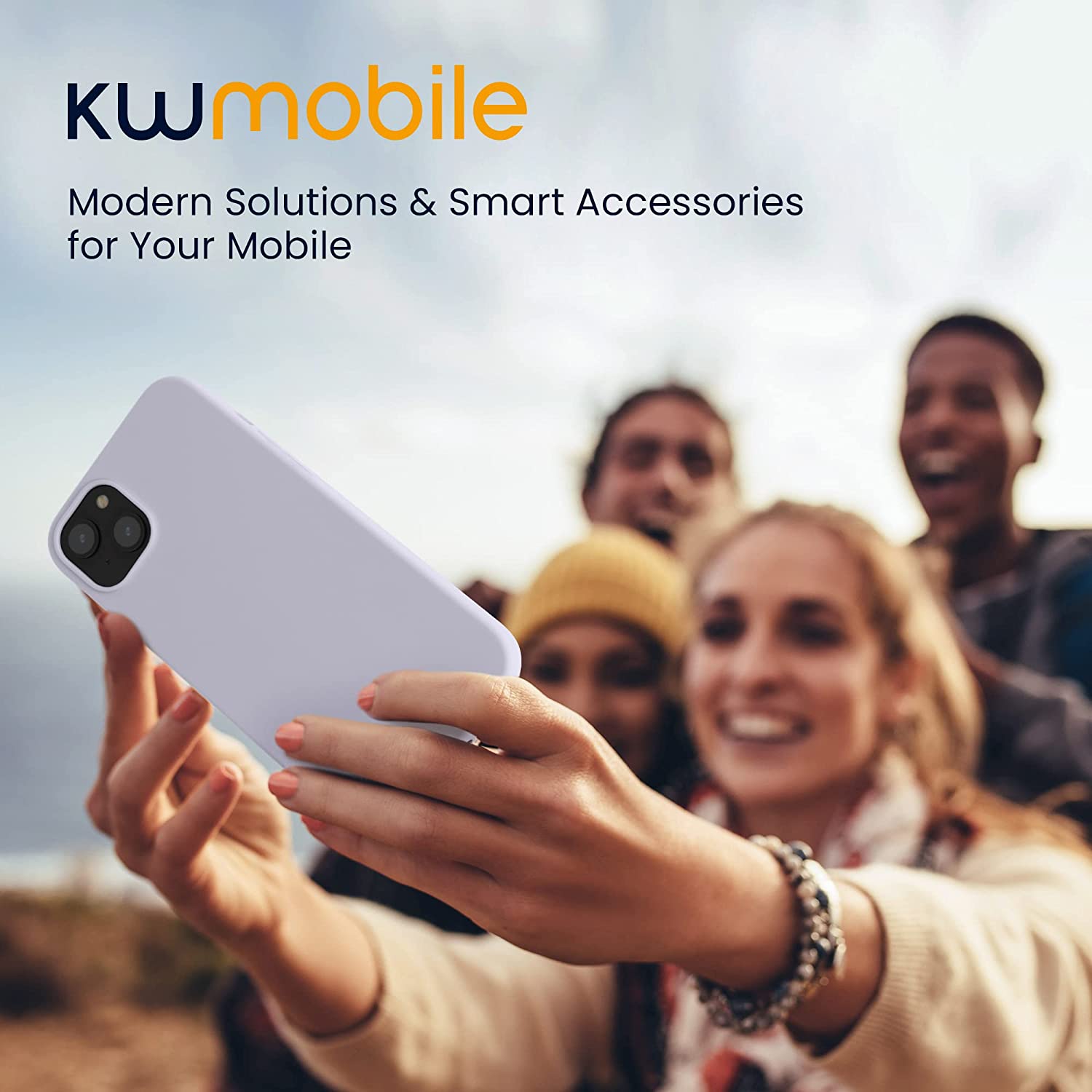 KW iPhone 14 Plus Θήκη Σιλικόνης TPU - Light Lavender - 59072.139