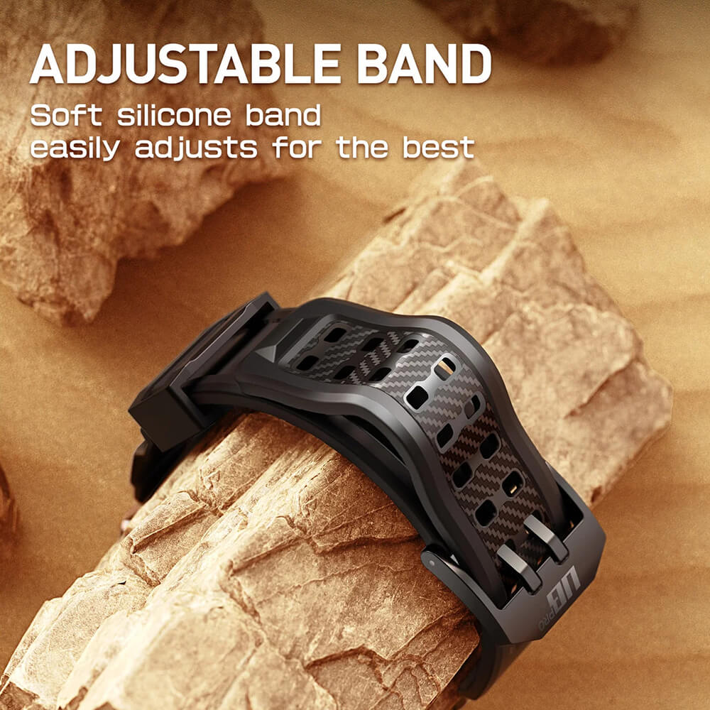 Supcase Λουράκι Apple Watch 10/11 - 46mm Unicorn Beetle Pro Λουράκι με Θήκη Προστασίας - Black