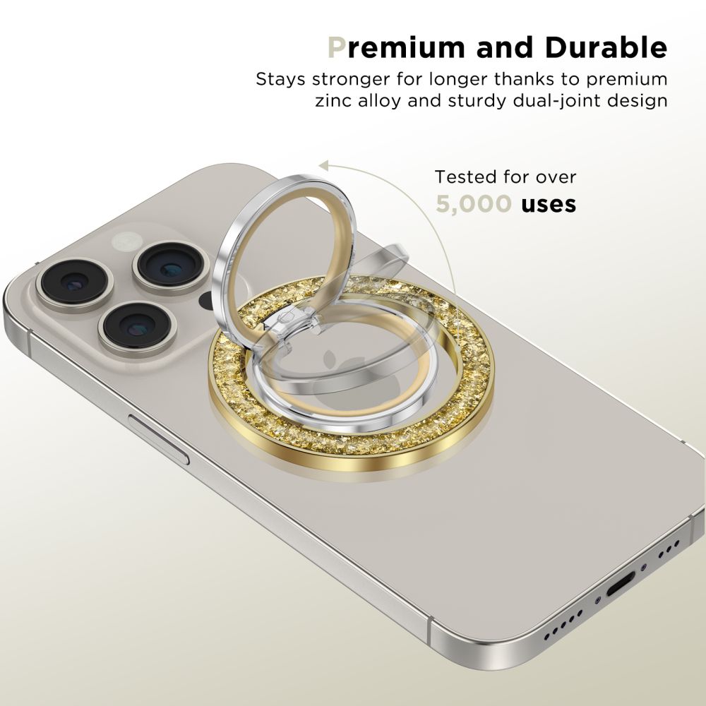 Tech-Protect MMR200 Magsafe Ring Holder - Δαχτυλίδι Συγκράτησης Κινητού - Βάση Στήριξης - Gold