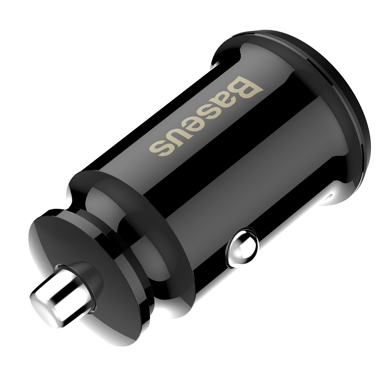 Baseus Grain Car Charger - Φορτιστής Αυτοκινήτου 3.1A 2xUSB Ports - Black - CCALL-ML01