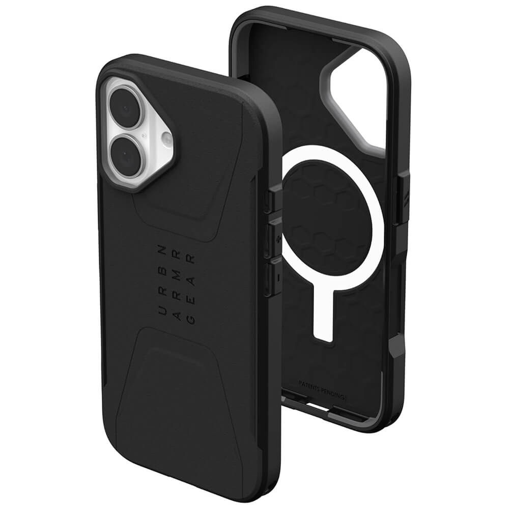 UAG iPhone 16 Civilian MagSafe Σκληρή Θήκη με MagSafe - Black