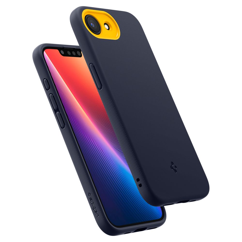 Spigen iPhone 16e - Nano Pop Mag Θήκη Σιλικόνης με MagSafe - Blueberry Navy