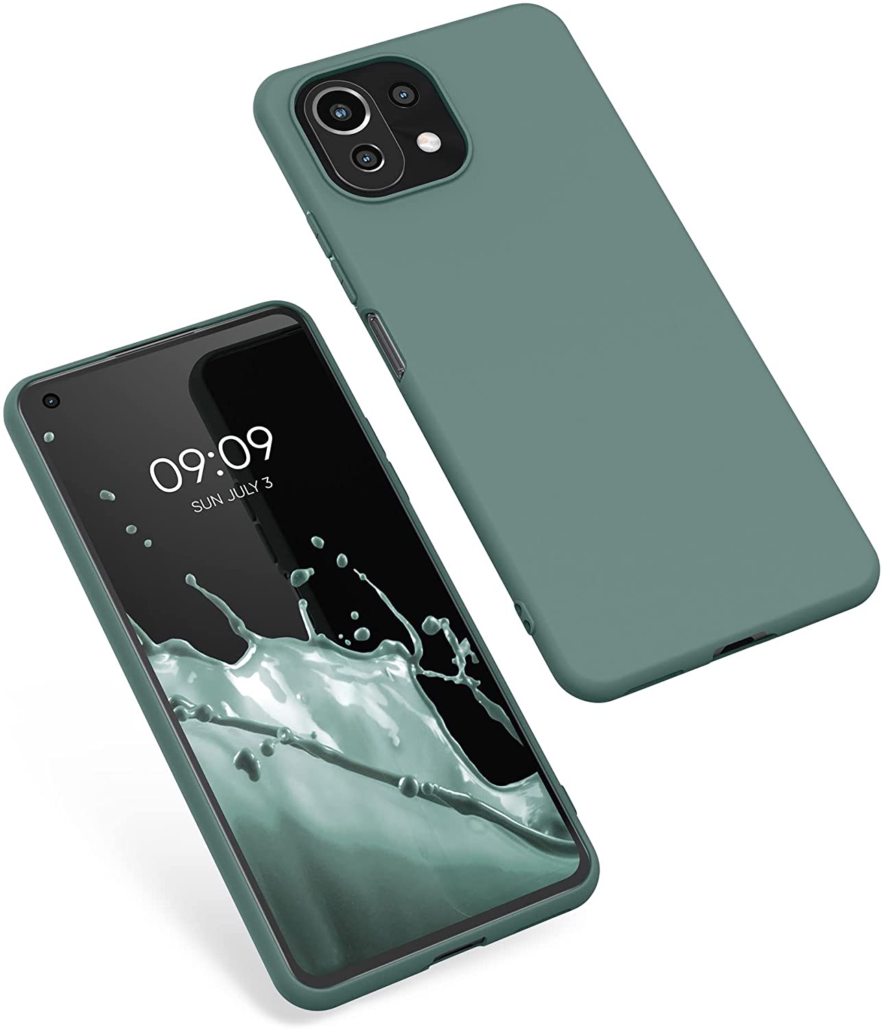 KW Xiaomi Mi 11 Lite / Mi 11 Lite 5G Θήκη Σιλικόνης TPU - Blue Green - 54726.171
