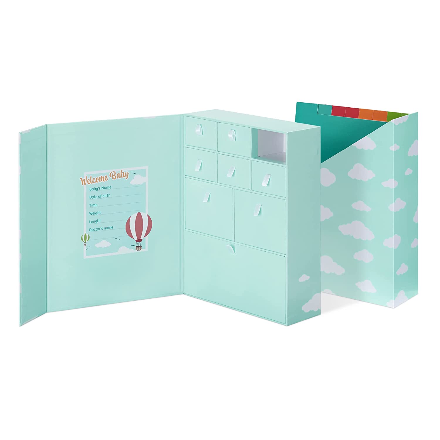 Navaris Κουτί Αναμνήσεων Μωρού - Light Green - 56088.01