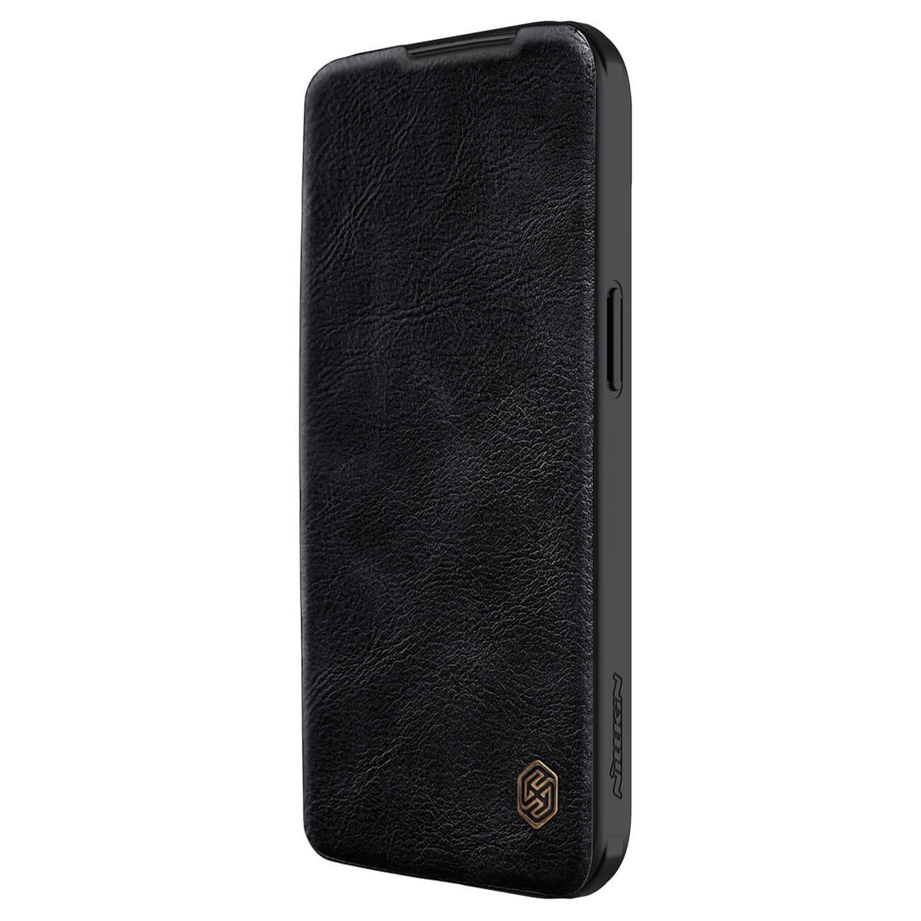 Nillkin iPhone 15 Plus Qin Pro Leather Θήκη Βιβλίο με Κάλυμμα για την Κάμερα - Black