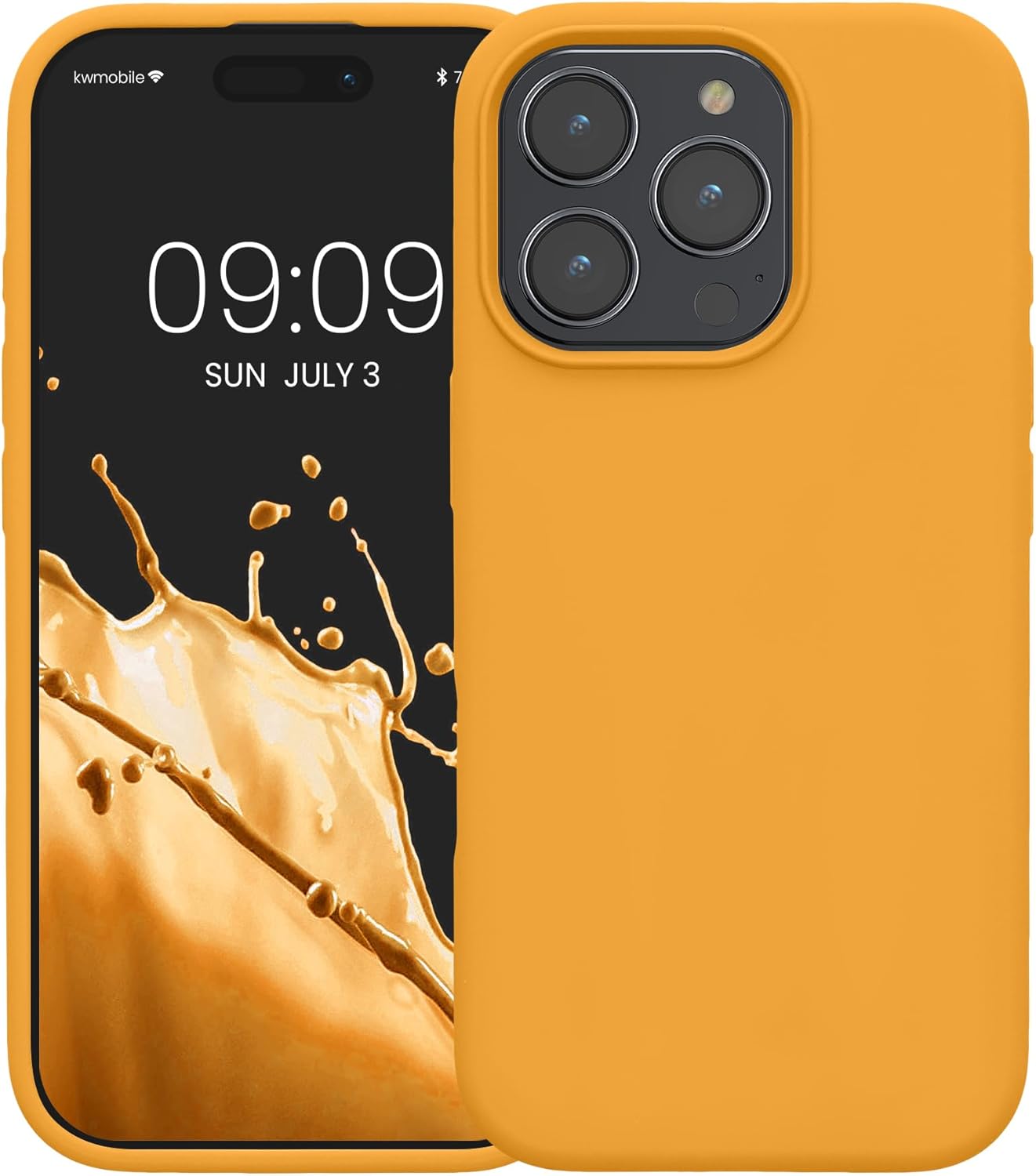 KW iPhone 16 Pro Max Θήκη Σιλικόνης Rubberized TPU - Mango