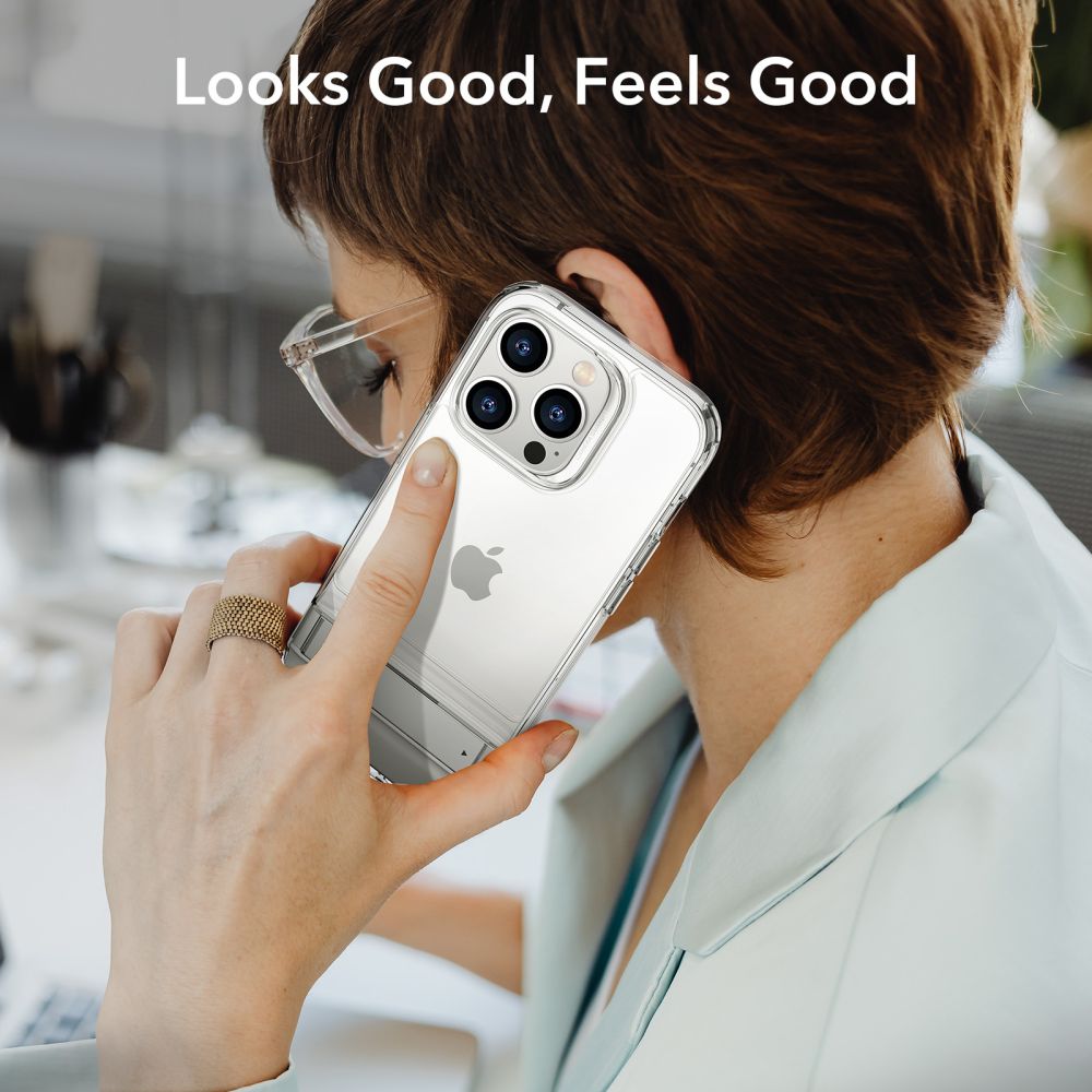 ESR iPhone 14 Pro Air Shield Boost Θήκη Σιλικόνης με Stand - Διάφανη