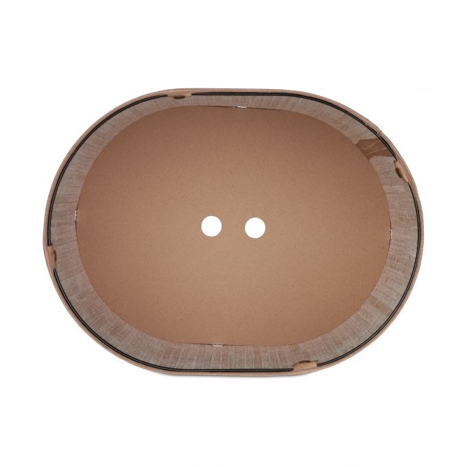 Relaxdays Καλάθι Απλύτων από Μπαμπού με Καπάκι - Oval - Natural - 4052025901271