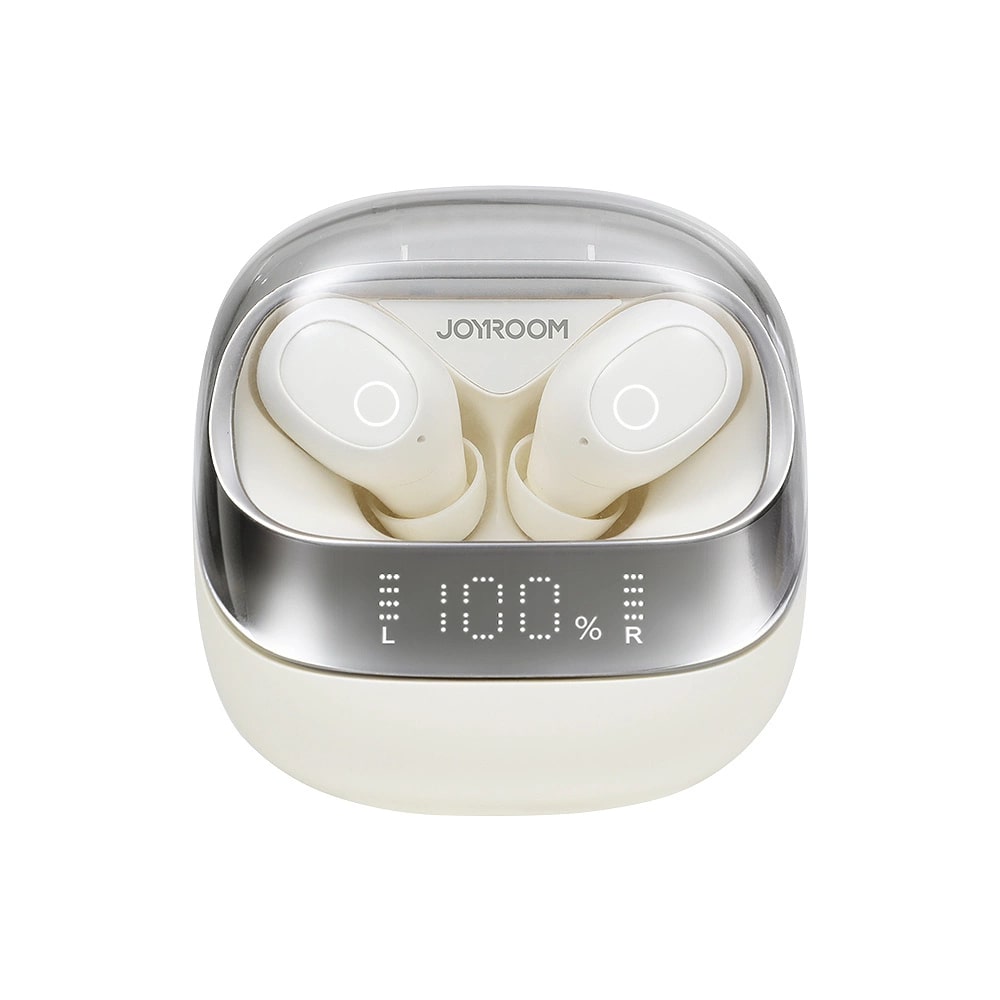 Joyroom Jdots Series Bluetooth 5.3 - Ασύρματα ακουστικά για Κλήσεις / Μουσική - White - JR-DB2