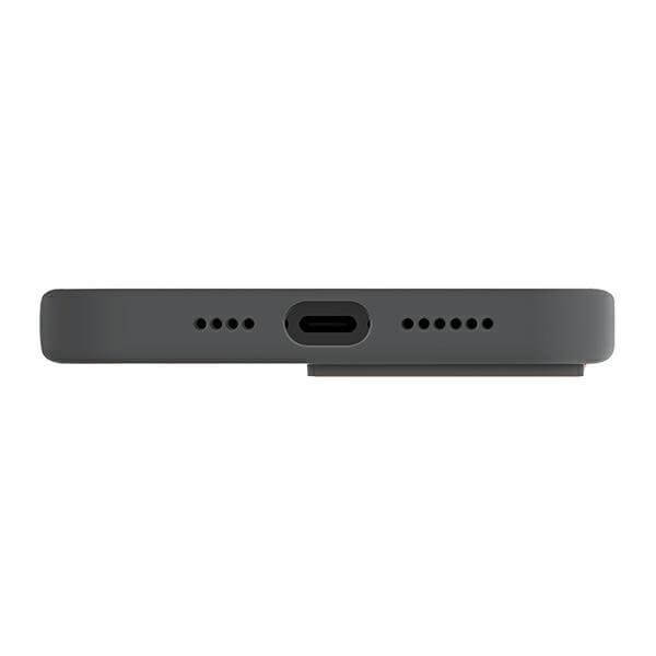 Uniq iPhone 14 Pro Max Lino Hue Magclick Θήκη Σιλικόνης με MagSafe - Grey / Charcoal Grey