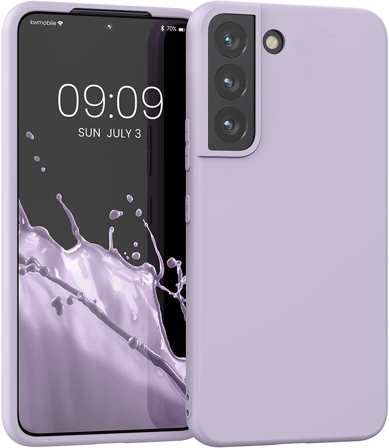 KW Samsung Galaxy S22 Θήκη Σιλικόνης TPU - Lavender - 56758.108