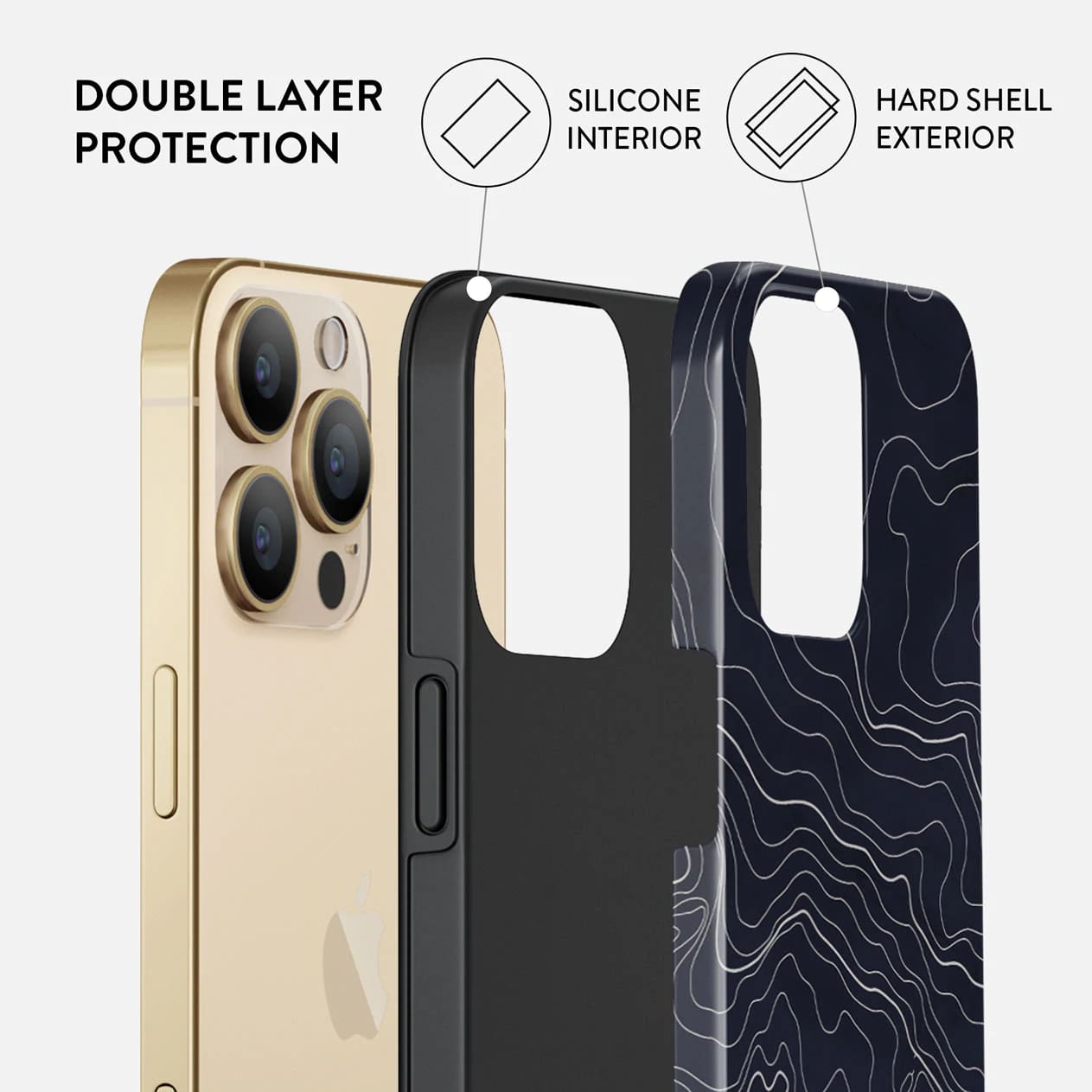 Burga iPhone 13 Pro Fashion Tough Σκληρή Θήκη - Drifting Shores