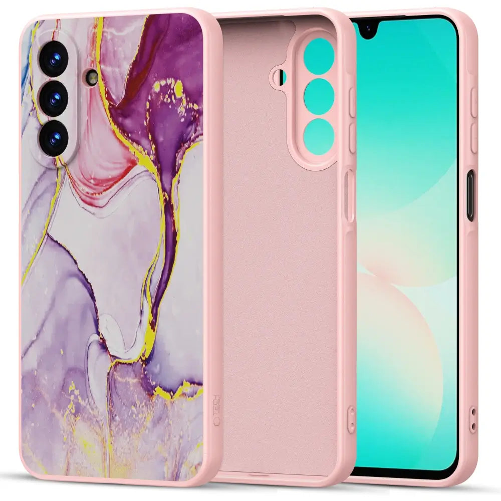 Tech-Protect Samsung Galaxy A26 5G Icon Θήκη Σιλικόνης Rubber TPU - Marble