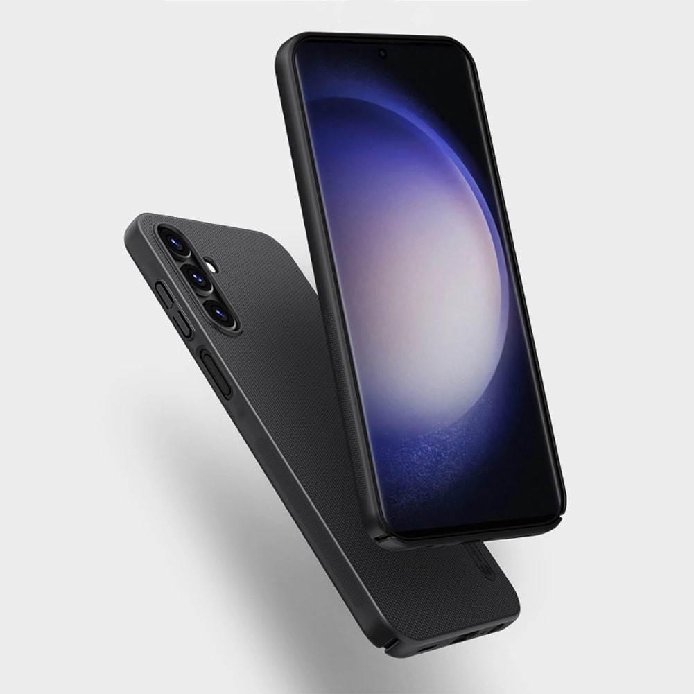 Nillkin Samsung Galaxy A15 4G / A15 5G Super Frosted Shield Σκληρή Θήκη με Πλαίσιο Σιλικόνης - Black