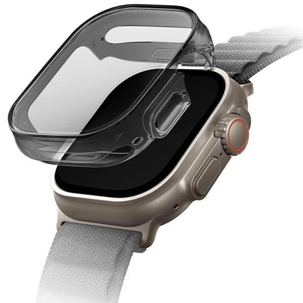 Uniq Θήκη Apple Watch Ultra (1/2/3) - 49mm Garde Hybrid 360 - Smoked Grey