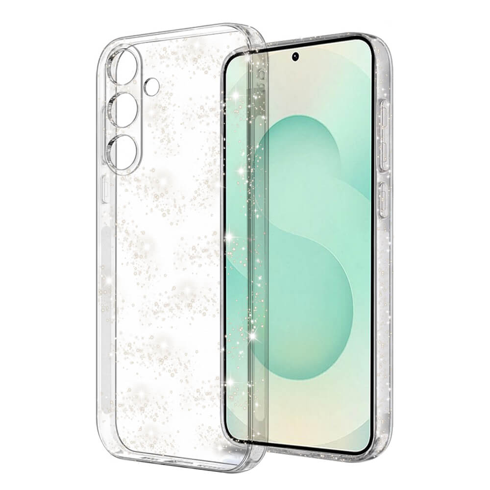 Techsuit Samsung Galaxy S25 Plus - SparkleSkin - Θήκη Σιλικόνης με Glitter - Clear