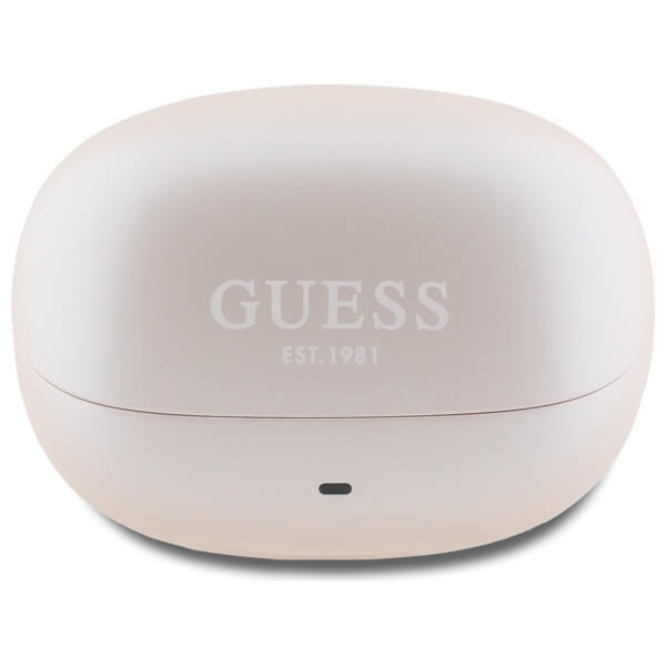 Guess TWS Capsule Printed Logo - Bluetooth 5.3 - Ασύρματα ακουστικά για Κλήσεις / Μουσική - Pink