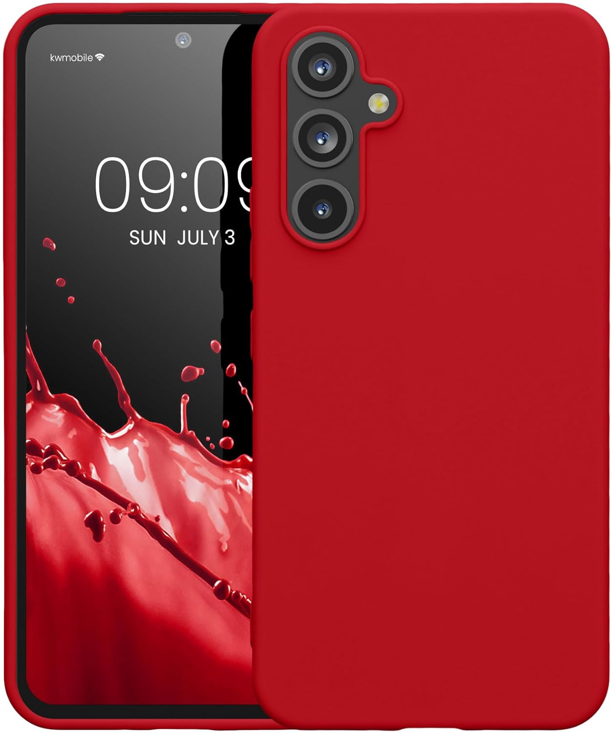 KW Samsung Galaxy A54 5G Θήκη Σιλικόνης TPU - Classic Red