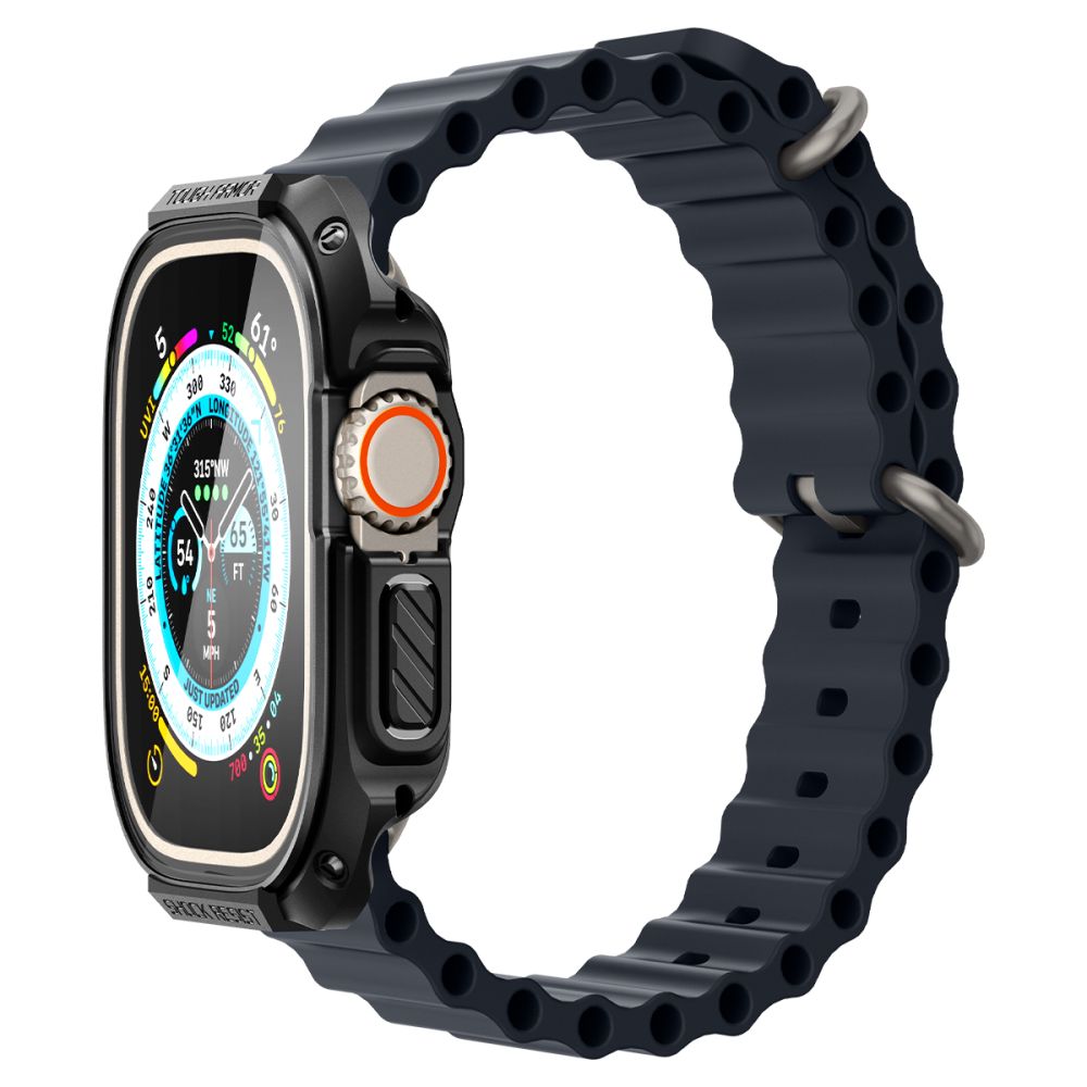Spigen Θήκη Apple Watch Ultra (1/2/3) - 49mm Tough Armor - Black