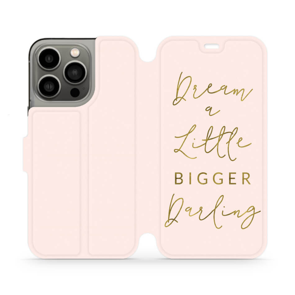 Mobiwear iPhone 13 Pro Θήκη Βιβλίο Slim Flip - Design Pink Dream - M014S