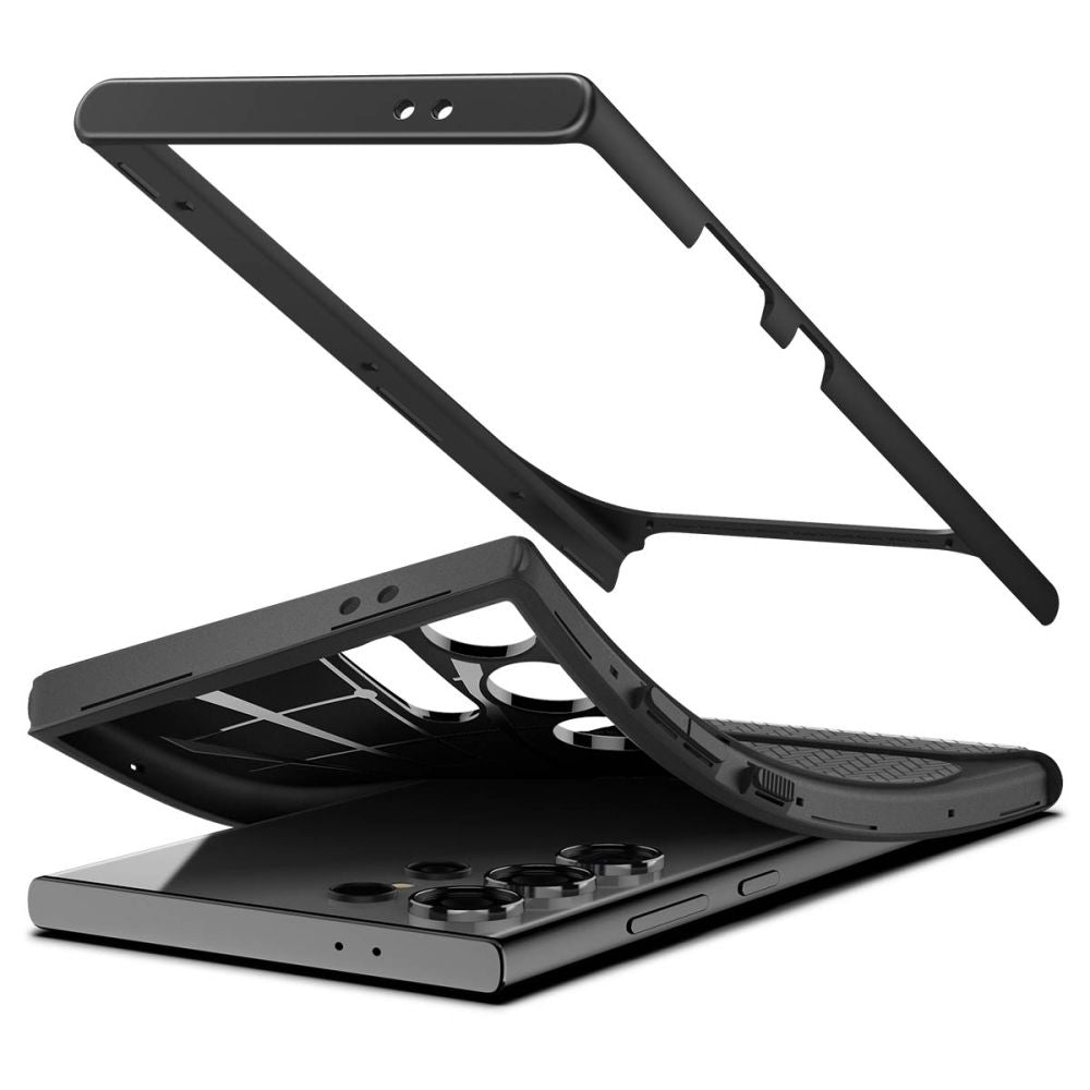Spigen Samsung Galaxy S24 Ultra Neo Hybrid Θήκη με Σκληρό Πλαίσιο - Black