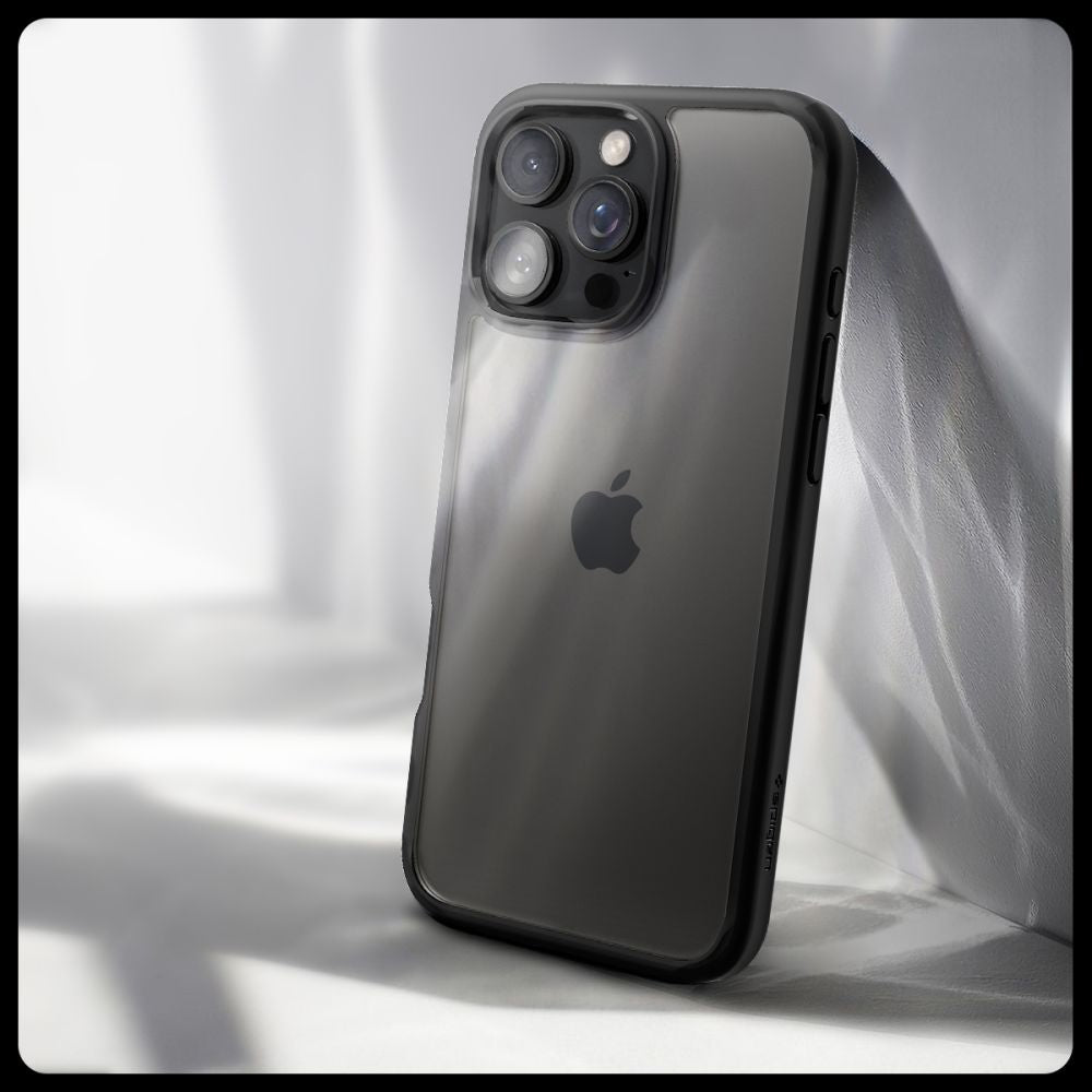 Spigen iPhone 16 Pro Max Ultra Hybrid Σκληρή Θήκη με Πλαίσιο Σιλικόνης - Matte Black