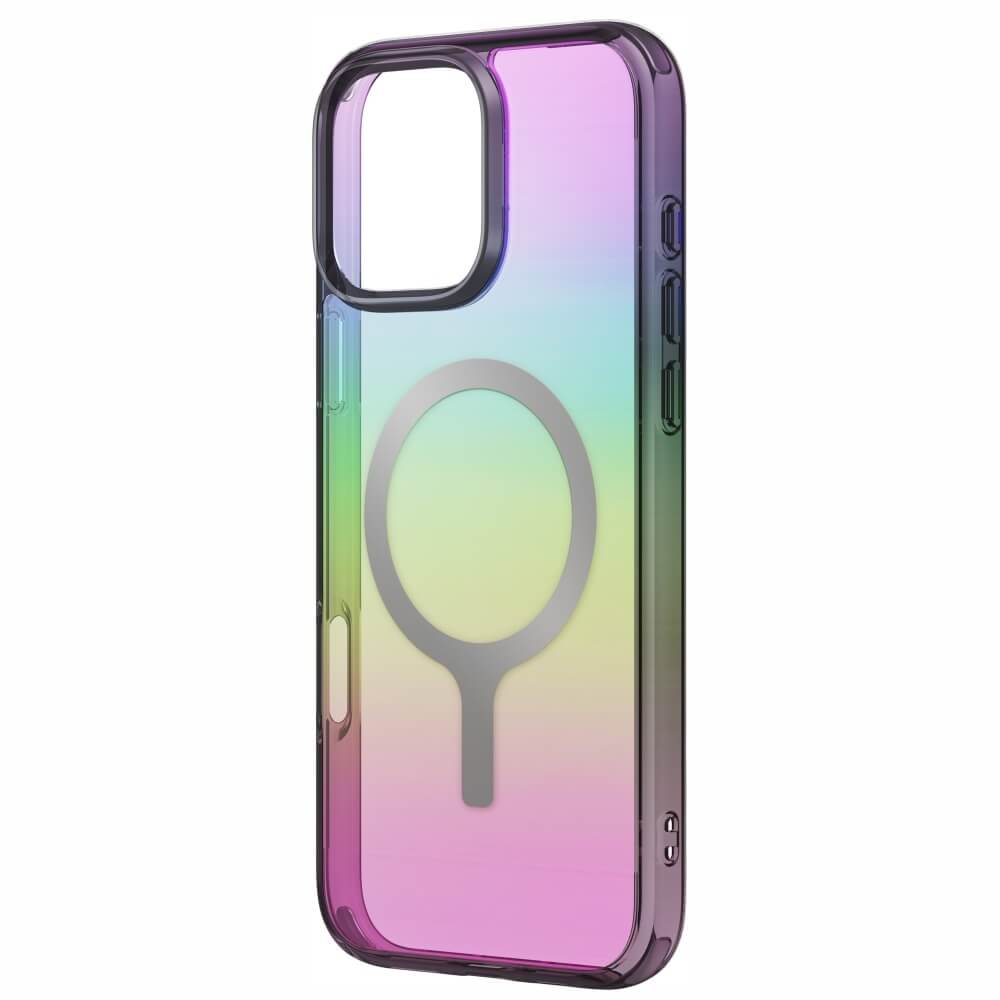 Uniq iPhone 16 Pro - Iridescia - Σκληρή Θήκη με Πλαίσιο Σιλικόνης και MagSafe - Midnight