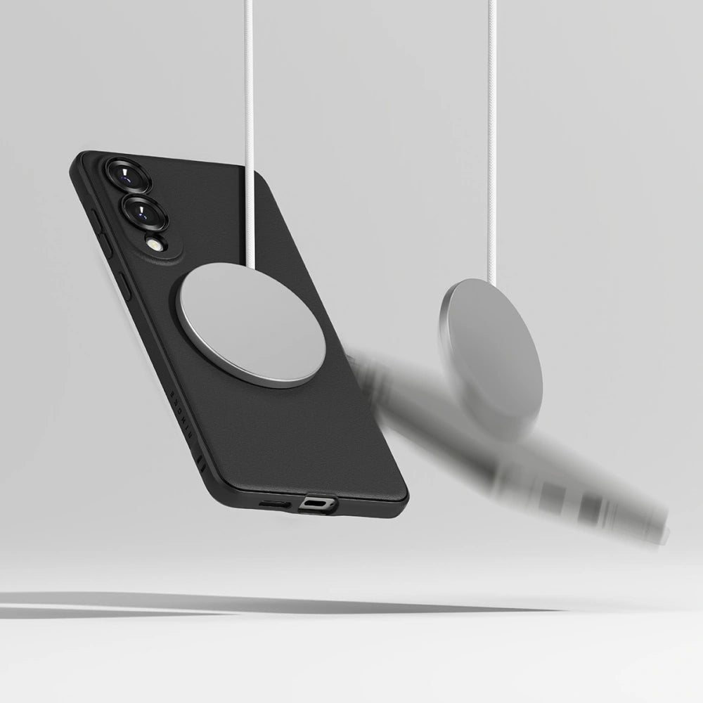 Ringke Samsung Galaxy S25 Edge - Onyx Magnetic Θήκη Σιλικόνης με MagSafe - Black