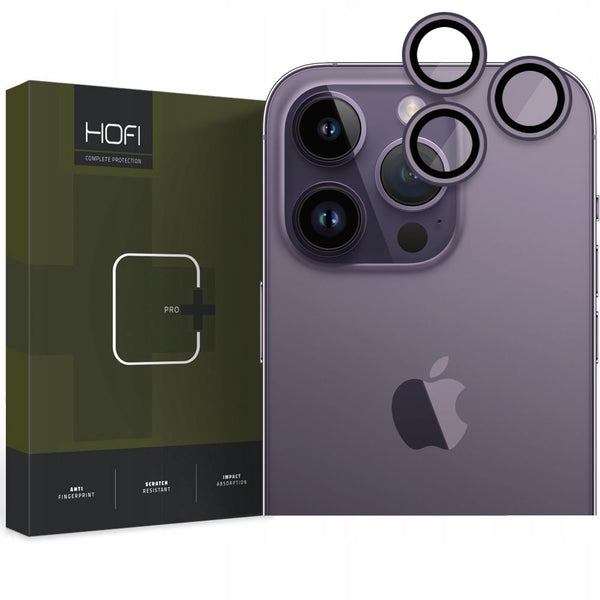 Hofi iPhone 14 Pro / iPhone 14 Pro Max CamRing Pro+ Αντιχαρακτικό Γυαλί για την Κάμερα - Deep Purple - likebrands.gr