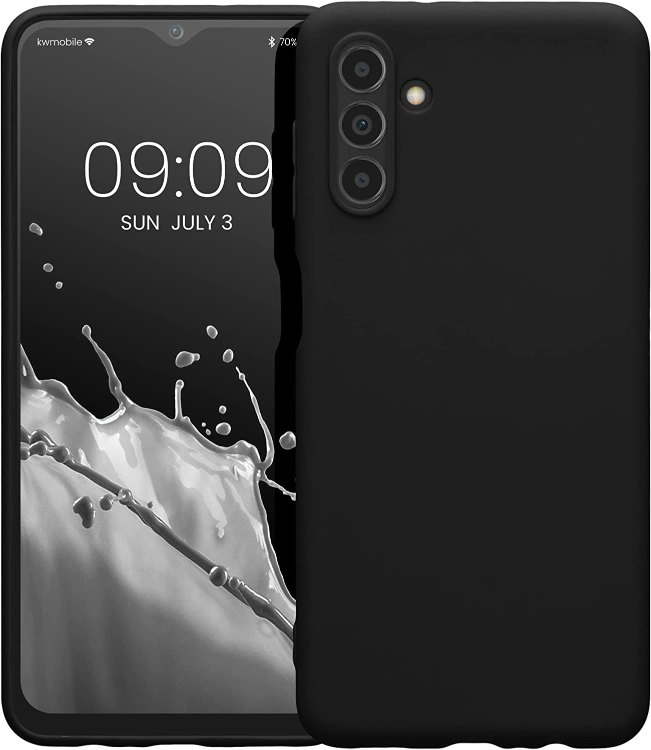 KW Samsung Galaxy A04s Θήκη Σιλικόνης TPU - Black - 58921.01