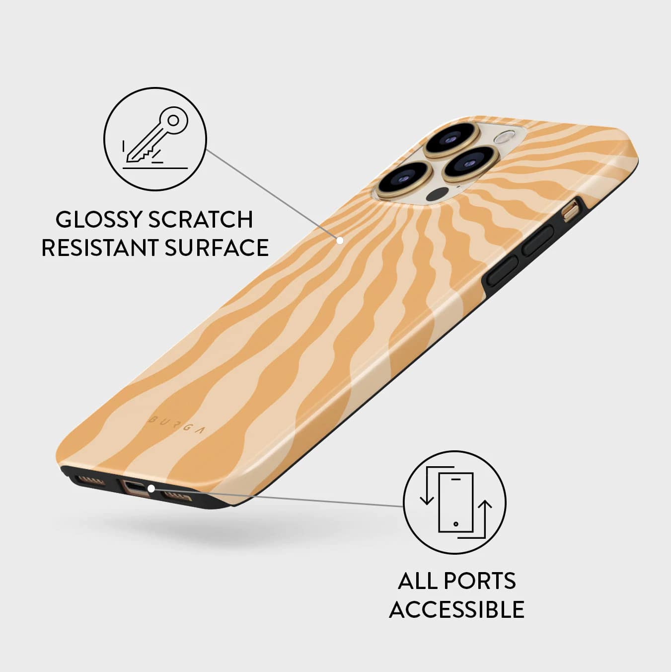 Burga iPhone 13 Pro Fashion Tough Σκληρή Θήκη - Sunny Bunny