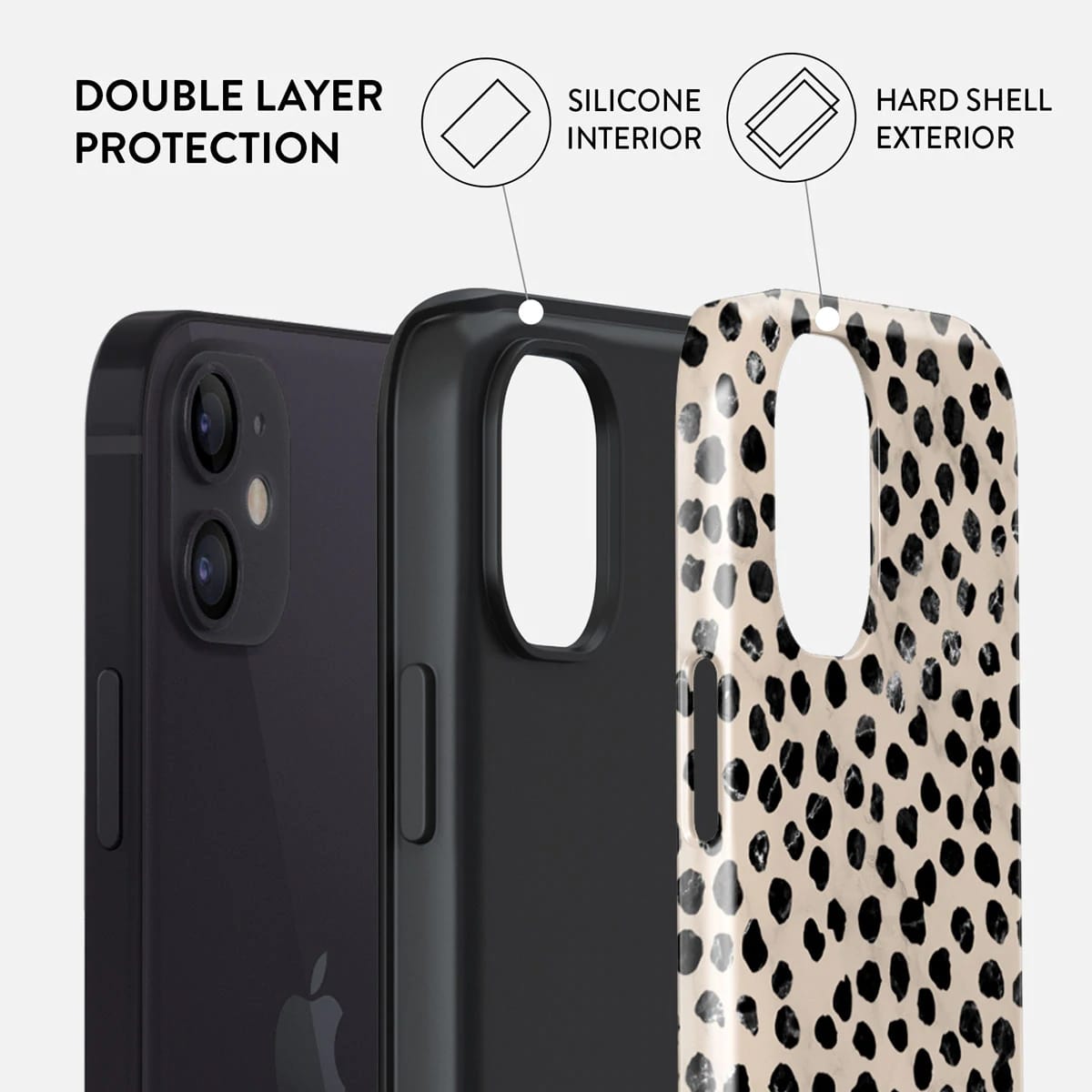 Burga iPhone 12 / 12 Pro Fashion Tough Σκληρή Θήκη - Almond Latte