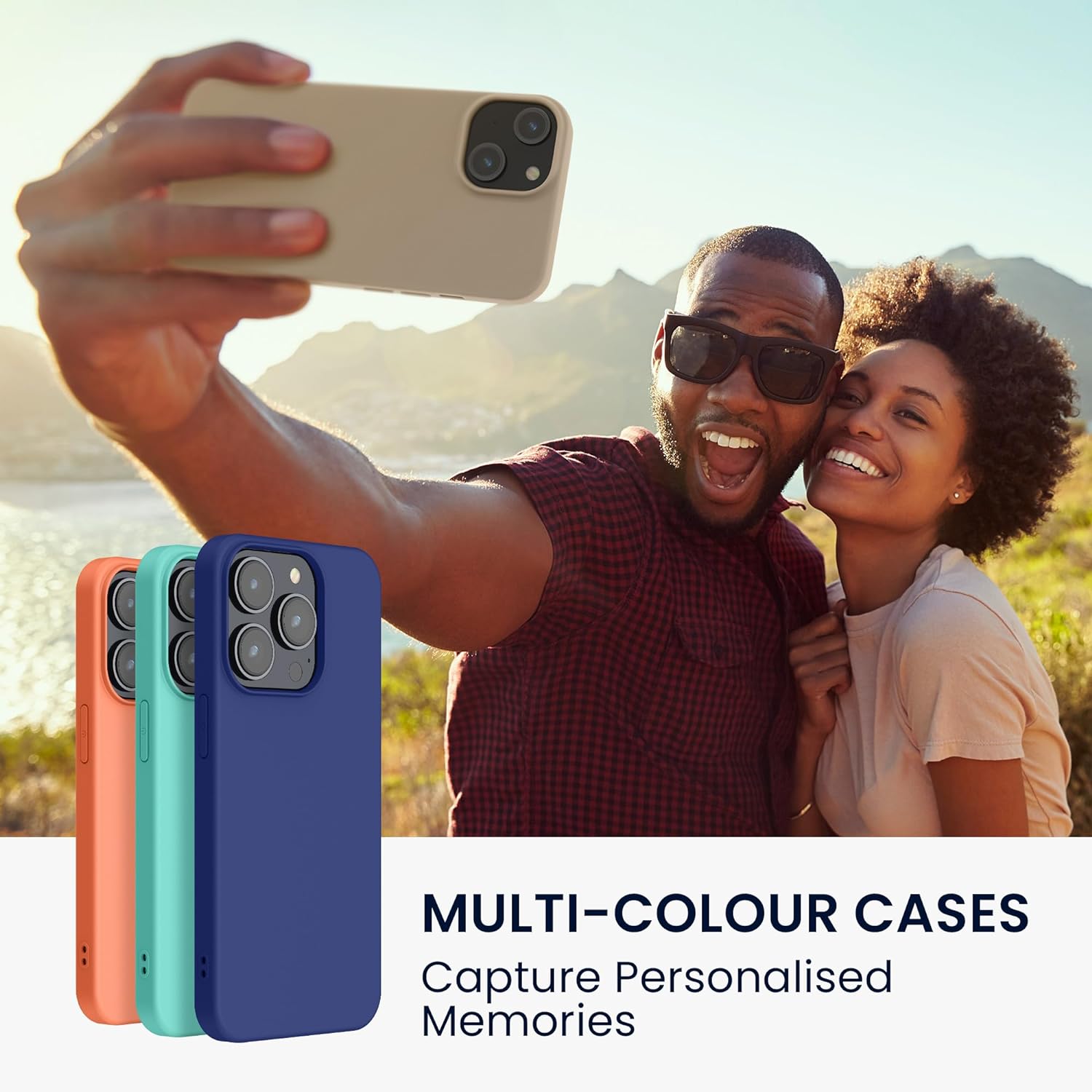 KW iPhone 15 Λεπτή Θήκη Σιλικόνης TPU - Beige Matte - 61957.96