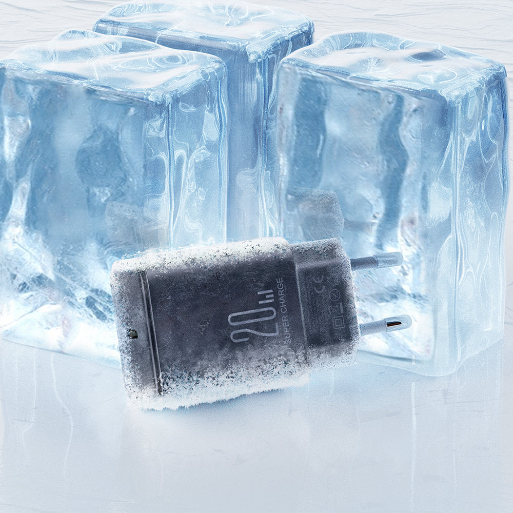 Joyroom Οικιακός Φορτιστής Γρήγορης Φόρτισης με Θύρα Type-C PD 20W - Black - JR-TCF06