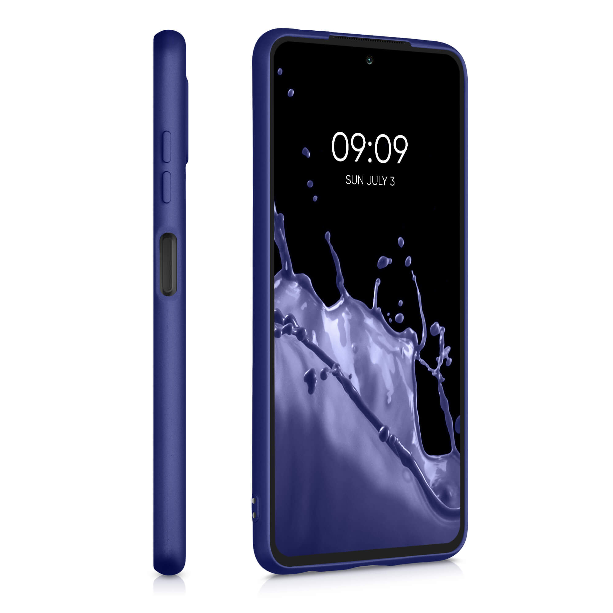 KW Xiaomi Poco X3 NFC / X3 Pro Θήκη Σιλικόνης TPU - Metallic Dark Blue - 53483.99