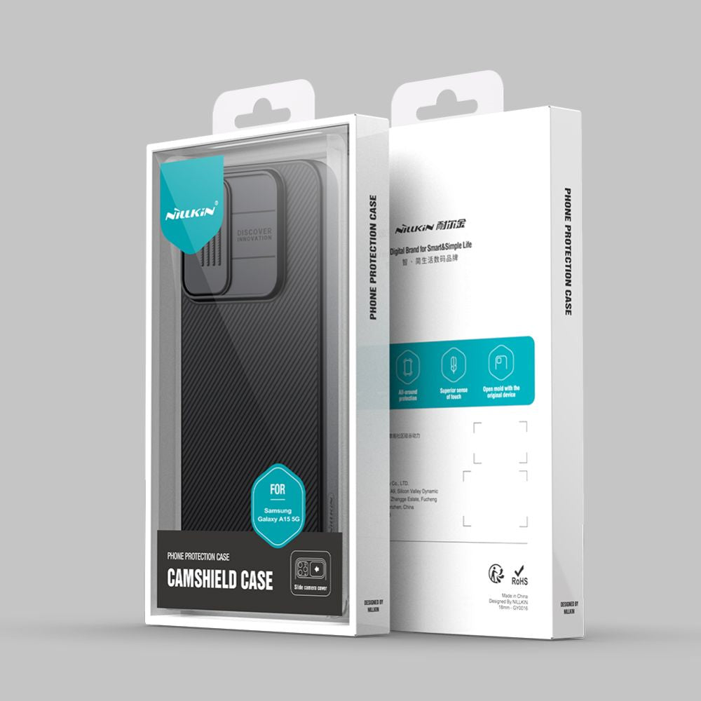 Nillkin Samsung Galaxy A15 4G / A15 5G CamShield Σκληρή Θήκη με Κάλυμμα για την Κάμερα - Black