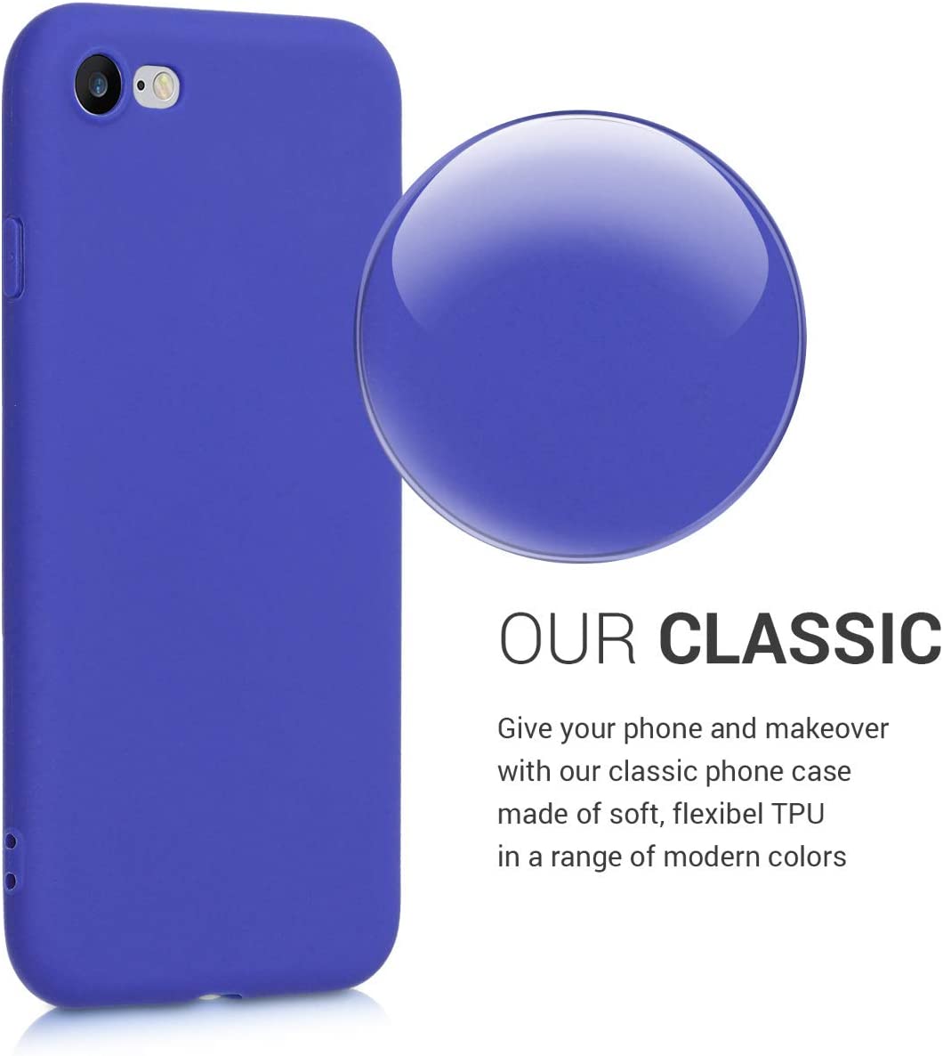 KW iPhone SE 2022 / SE 2020 / 7 / 8 Θήκη Σιλικόνης TPU - Royal Blue - 39458.134