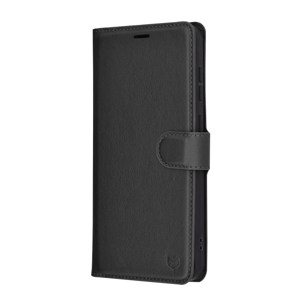 Techsuit Samsung Galaxy A56 5G - Leather Folio - Θήκη Πορτοφόλι από Δερματίνη με Stand - Black