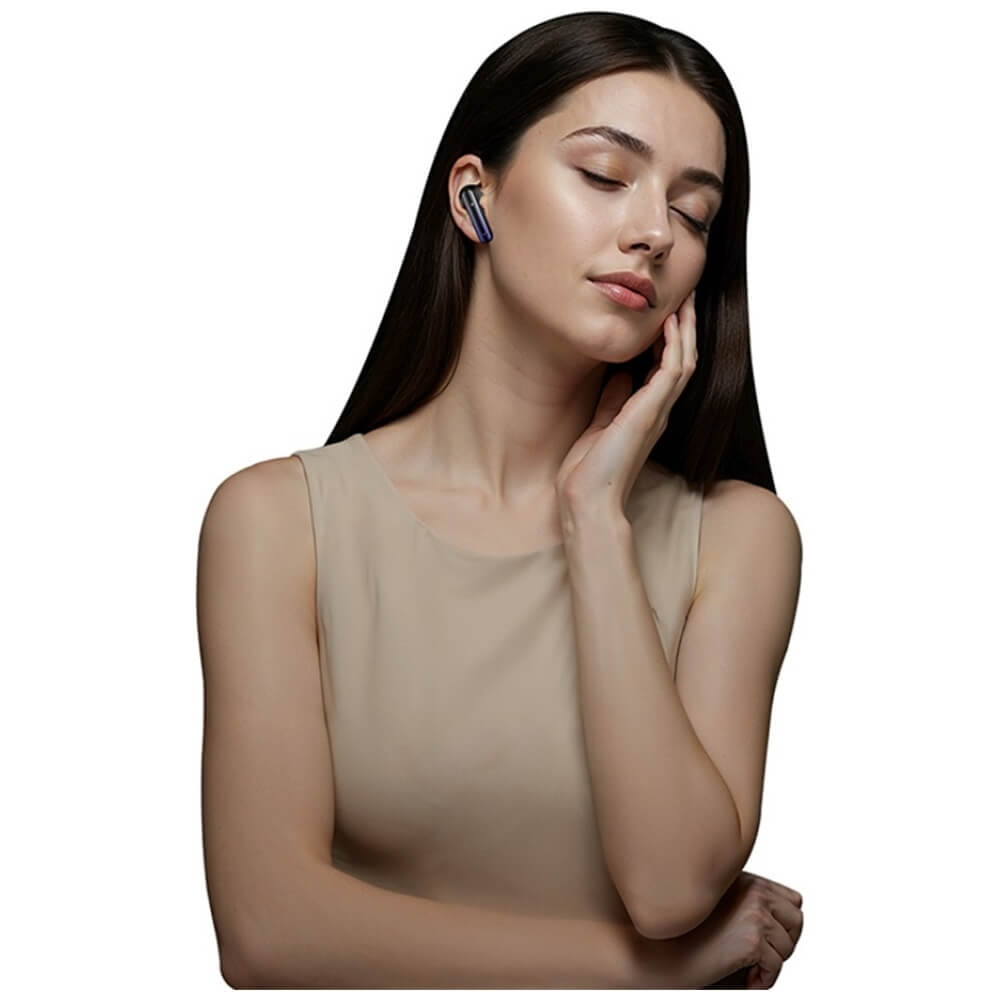 USAMS Echo E02 TWS - Bluetooth 5.3 - Ασύρματα ακουστικά για Κλήσεις / Μουσική - Black