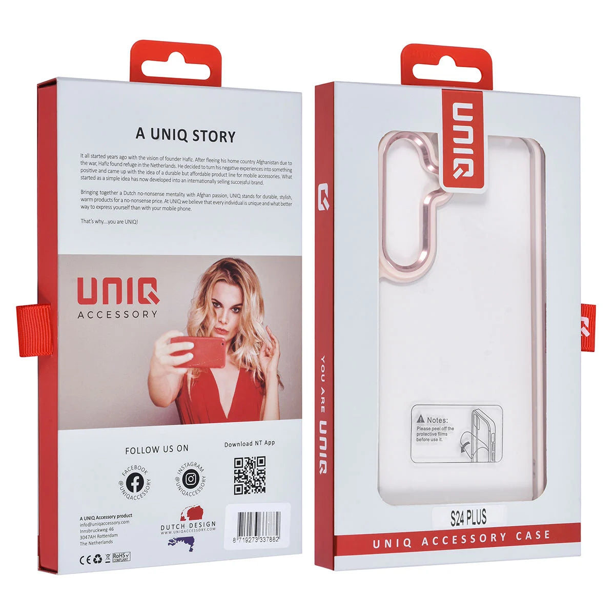 Tuniq Samsung Galaxy S24 Plus - Σκληρή Θήκη με Πλαίσιο Σιλικόνης - Pink