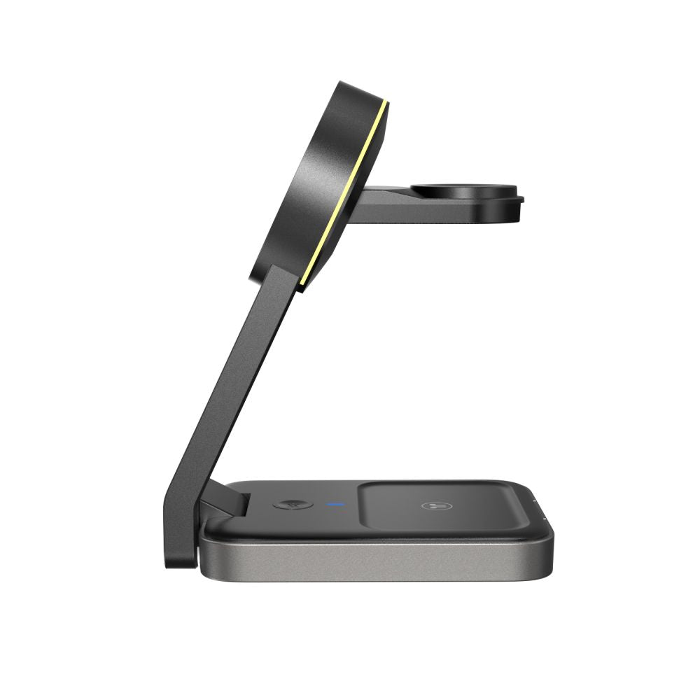 Tech-Protect QI15W-A28 3in1 Ασύρματος Μαγνητικός Φορτιστής MagSafe - Black